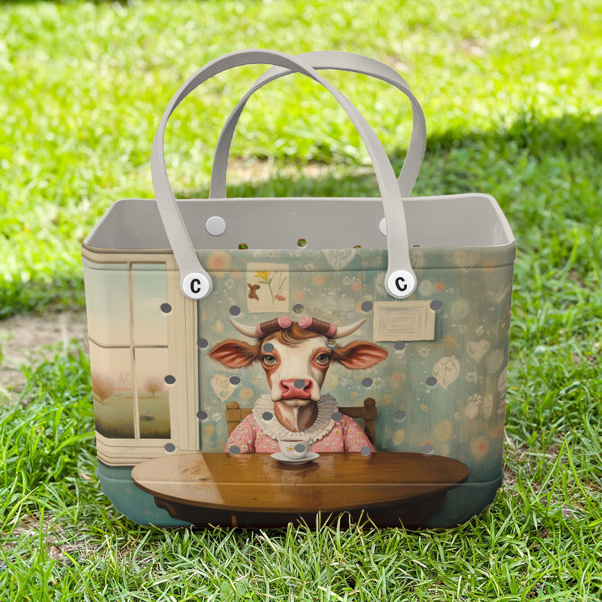 Spheregoods Cee™ Bag Tea Time Cow