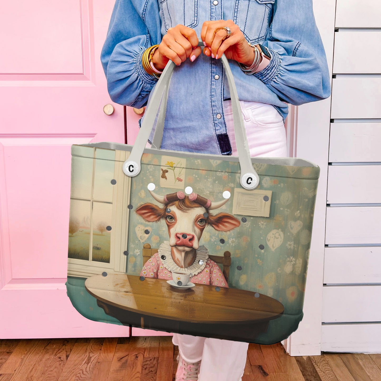 Spheregoods Cee™ Bag Tea Time Cow