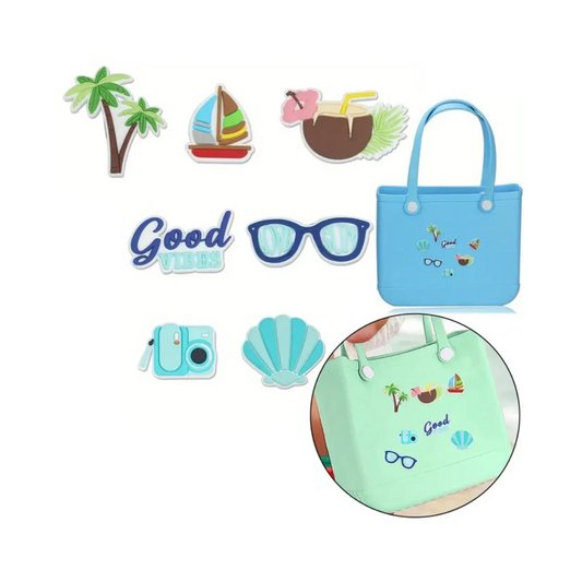 7Pcs Summer Beach Themed Charms