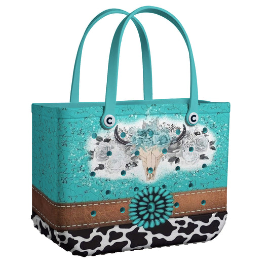 Spheregoods Cee™ Bag Turquoise Skull