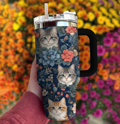 Spheregoods Tumbler Feline Flora