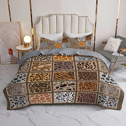 Spheregoods All Season Quilt 3-Piece Set Wild Sleep