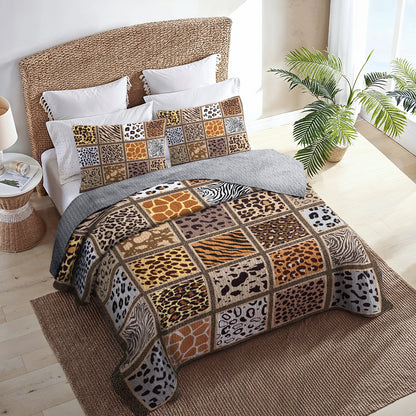 Spheregoods All Season Quilt 3-Piece Set Wild Sleep