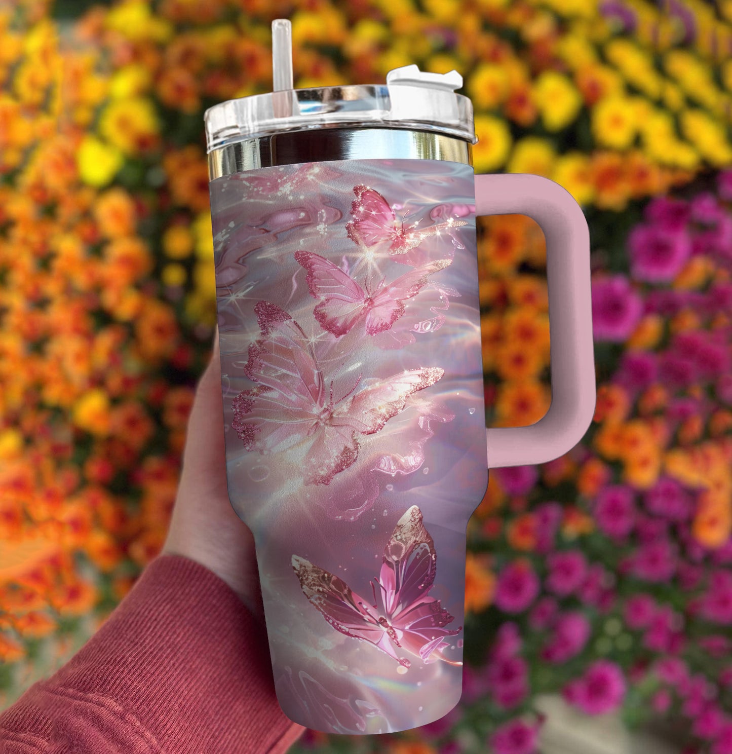 Spheregoods Tumbler Butterflies