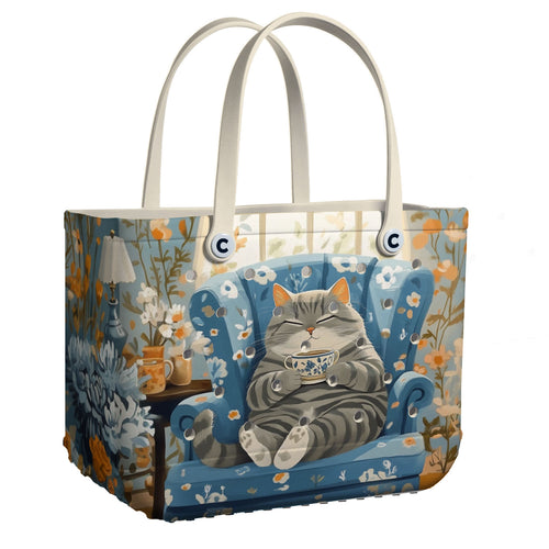 Spheregoods Cee™ Bag Purrfect Tea Time