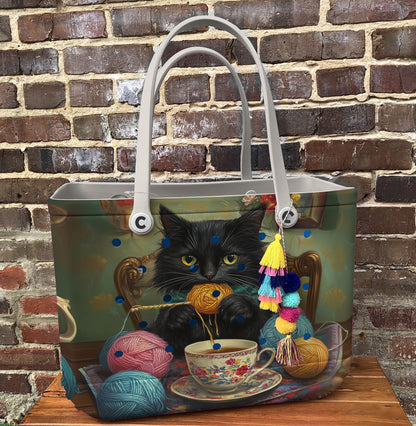 Spheregoods Cee™ Bag Cozy Kitty Crochet