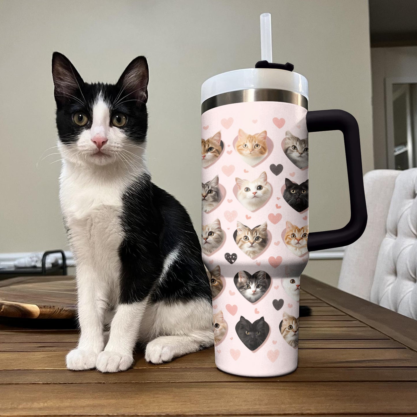 Spheregoods Tumbler Purrfect Hearts