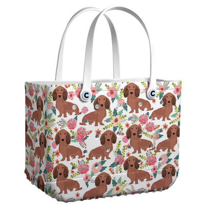 Spheregoods Cee™ Bag Dachshund Flower Pattern