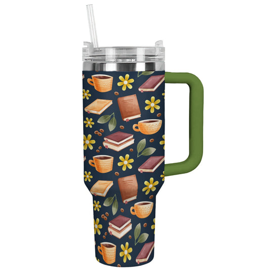 Spheregoods Tumbler Reading Floral