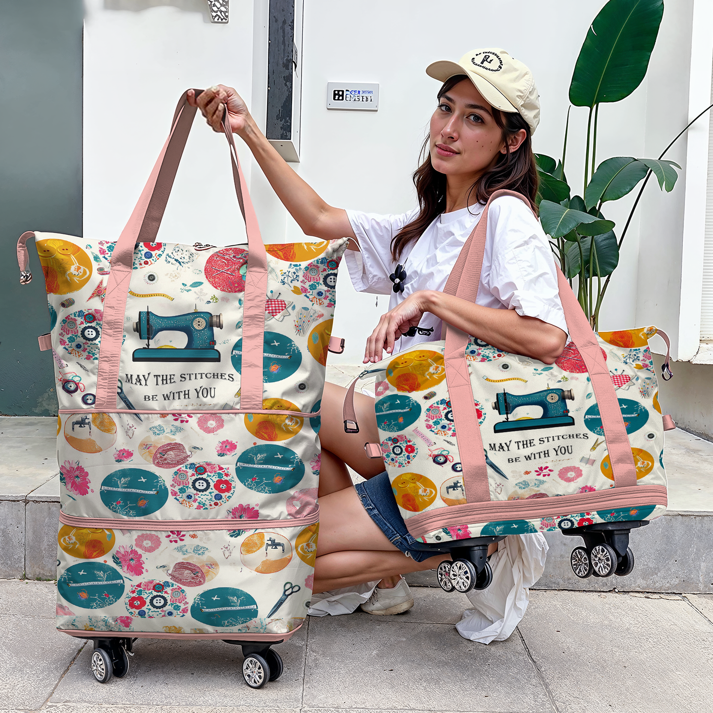 Spheregoods Luggage Bag Whispering Stitches
