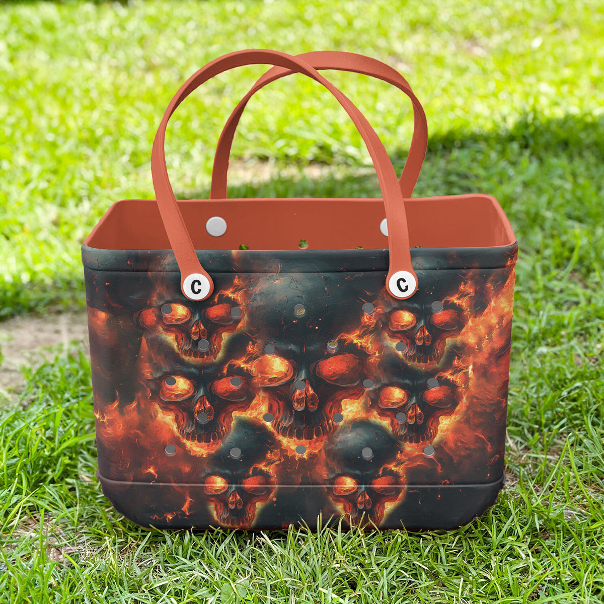 Spheregoods Cee™ Bag Burning Skull