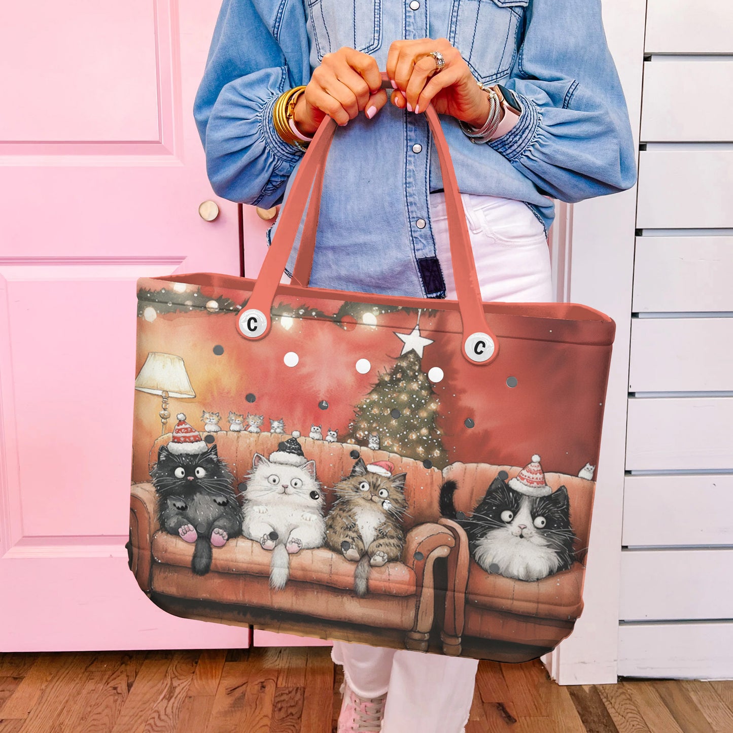 Spheregoods Cee™ Bag Christmas Cats