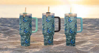 Spheregoods Tumbler Ocean Whisper Wings