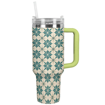 Spheregoods Tumbler Teal Blossom