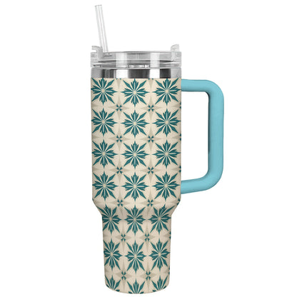 Spheregoods Tumbler Teal Blossom