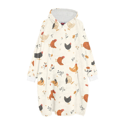 Spheregoods Huggie Blanket Rustic Chicken