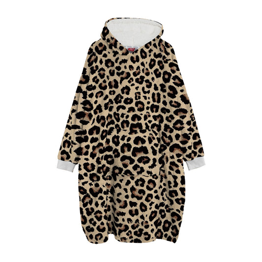 Spheregoods Huggie Blanket Leopard Cozy Hug