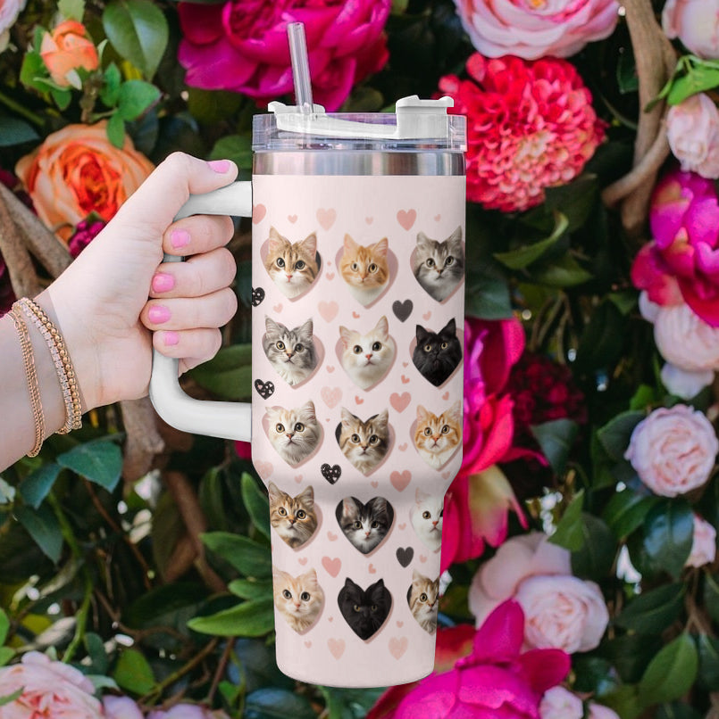 Spheregoods Tumbler Purrfect Hearts