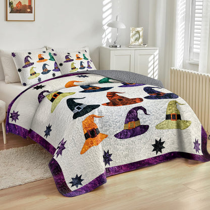 Spheregoods All Season Quilt 3-Piece Set Witch