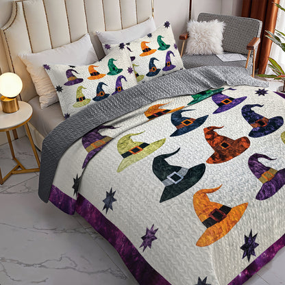 Spheregoods All Season Quilt 3-Piece Set Witch