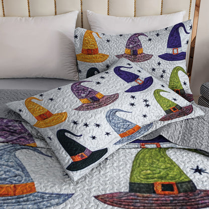 Spheregoods All Season Quilt 3-Piece Set Witch Hat